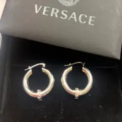 【正規品】VERSACE ヴェルサーチェ グレカ フープピアス 男女兼用