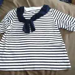 Pom ponette ボーダー長袖シャツ　Ｌ　160cm