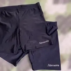 Airmove ショートパンツ 黒 グリッター