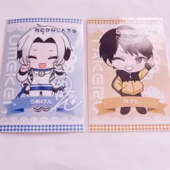 おさかなじんろう　ファミマ　ブロマイド　L判　うめけん　サイン　タケル