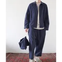 VOIRY × pimpstick コットン イージー セットアップ　ブラック VOIRY ヴォイリー セットアップ