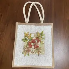 ジュートバッグ・デコパージュ