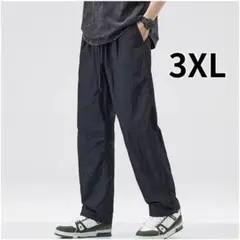 メンズ　イージーパンツ　薄手　ストレート　ストレッチ　カジュアル　3XL 4L