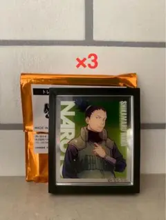 NARUTO ベースヤード フレームマグネット ミラー 3点 シカマル