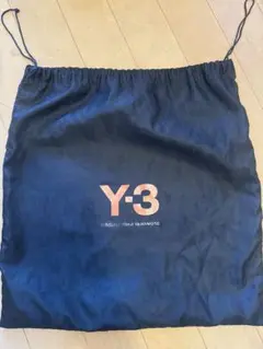 Y-3 ブラック ドローストリングバッグ