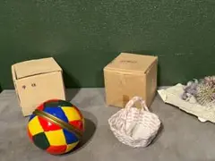 未使用 小物入れ 置物 インテリア 手毬 陶器