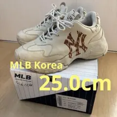 正規品 MLB korea ニューヨークヤンキース チャンキー スニーカー 25