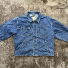 アリゾナ デニムジャケット ブルゾン ヴィンテージ 刺繍ロゴ Mサイズ アウター 90s vintage 古着 ビンテージ アリゾナジーンズカンパニー