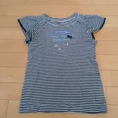 メゾピアノ　 ストライプ Tシャツ S (140)