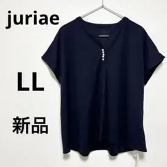 新品 タグ付き ジュリア 半袖 ブラウス オフィスコーデ レディース LL
