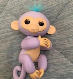 紫色のモンキー 知育玩具