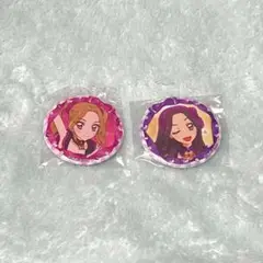 アイカツ！ stage缶バッジ 大地のの 白樺リサ ののりさ
