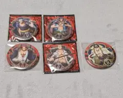 ワンピース 輩缶バッジ FILM RED 赤髪海賊団 5点