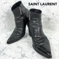 【希少品】サンローラン SAINTLAURENT フィンブーツ ヒール 43