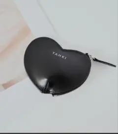 YAHKI/ヤーキ SOFT W FACE レザー ハートミニポーチ
