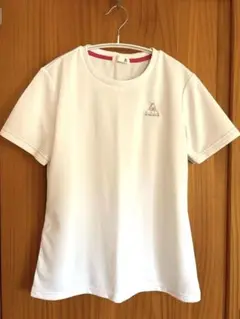 【ルコックスポルティフ】ホワイト ショートスリーブ トップス TシャツLサイズ