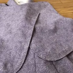 未使用品 鮫小紋調 着物単衣