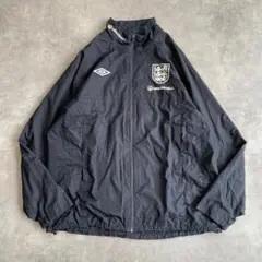 アンブロ イングランド代表 ナイロンジャケット サッカー 2XL 黒 13284