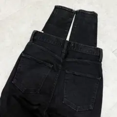 moussy ハイウエスト リバーススキニー