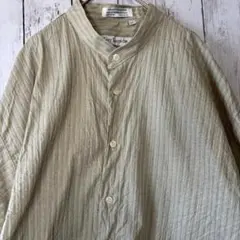 US古着 Guy Laroche ストライプ柄シャツ XLサイズ