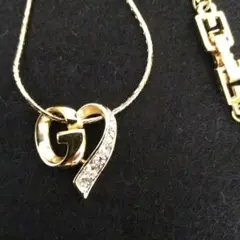 【美品】GIVENCHY★ハートネックレス/ジバンシー/ヴィンテージ