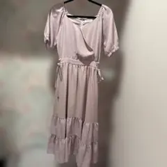 ルレーヴヴァニレ　ハートネックカシュクールワンピース