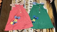 ベビー キッズ petit jam ノースリーブ ワンピース？セット 90