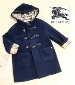 大人気◆BURBERRY バーバリー◆ノバチェック ダッフルコート◆110A