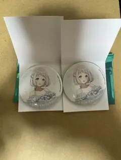 学マス　スイパラ江ノ島海の家 缶バッジ　葛城リーリヤ　等身