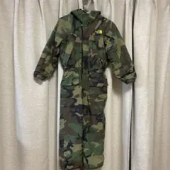 ノースフェイス スキーウェア 130 カモフラ柄
