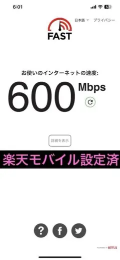 楽天モバイル設定済　SpeedWi-Fi HOME 5G L13 ホームルーター