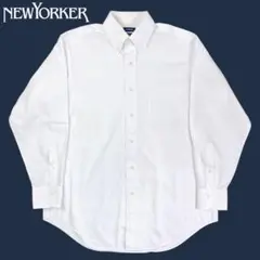 08M139◯ NEWYORKER 長袖 BDシャツ ワイシャツ フォーマル M