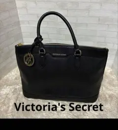 美品　VICTORIA'S SECRET トートバッグ　ブラック　Ａ４OK