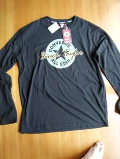 Converse Chuck Taylor 長袖Tシャツ Mサイズ ブラック