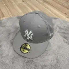 New Era ニューヨークヤンキース グレーキャップ 59FIFTY