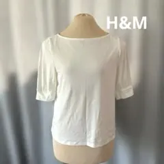 ホワイト 半袖 Tシャツ　h&m 古着