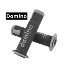 送料無料　ブラック×グレー domino グリップ レーシングタイプ　ドミノ