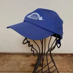 Vintage 企業ロゴキャップ アドバタイジングキャップ ブルー