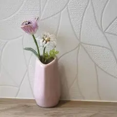 （ No.33 ）ビーズフラワー　ブルー系　一輪挿し　ミニブーケ　花束