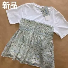 テチチテラス 日比谷花壇コラボ Tシャツ Techichi カットソー トップス
