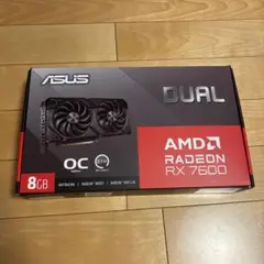 美品 ASUS AMD Radeon RX 7600 2連ファン 8GB