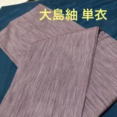 正絹大島紬単衣 トールサイズ 胴継
