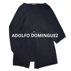 【ADOLFO DOMINGUEZ】★カーディガン★黒★春物★羽織り★シンプル