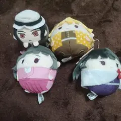 鬼滅の刃 キャラクターぬいぐるみ マスコット 4点セット