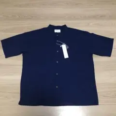 【EMMA CLOTHES】 ネイビー 半袖シャツ L 新品未使用