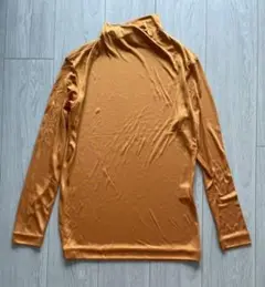 Issey Miyake トップス/ハイネック/長袖/オレンジ/新品