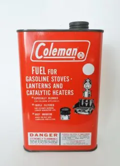 コールマン coleman ホワイトガソリン 空缶 1L ビンテージ タンク