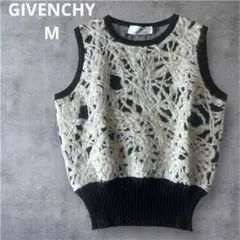 レア美品❤️ GIVENCHY ノースリーブ ニット ベストM 春秋冬 トップス