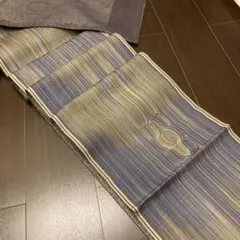SALAMU 藤井勝比琥 ステンドグラス 洒落袋帯 全通 未仕立て品 金糸 正絹 SALAMU 藤井勝比琥 ステンドグラス 洒落袋帯 全通 未仕立て品