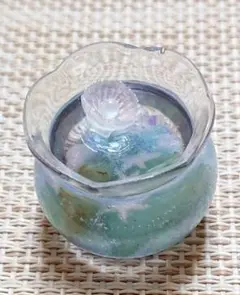 914【ミニチュア】 1個 海辺 海底 貝殻 ハンドメイド レジン製 置き飾り